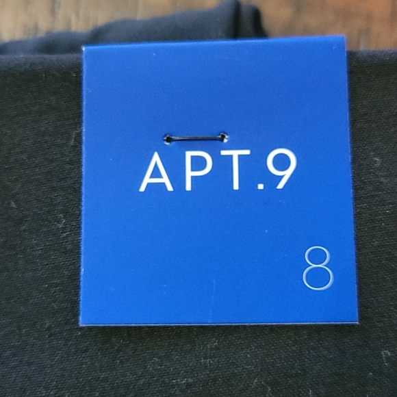 Apt 9 NWT Black Dress/Office Pants 8 - Picture 3 of 6